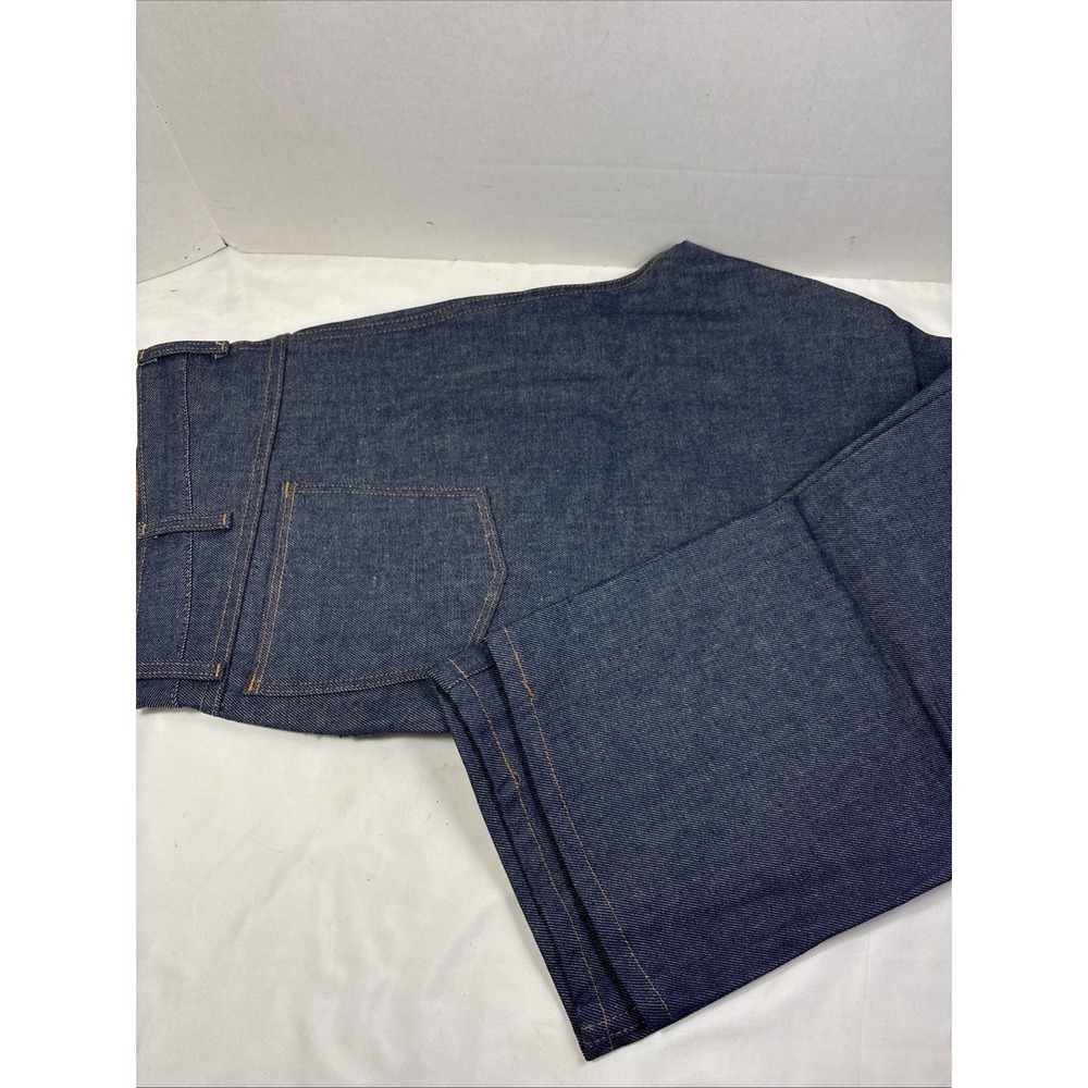 Mens Rustler Denim Blue Jeans Size 42x30 Straight Leg New Old Stock 87620NY